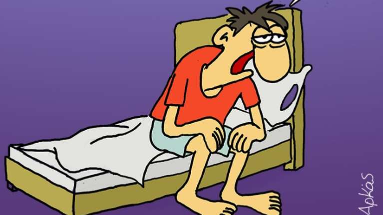 Το νέο σκίτσο του Αρκά για τη θετική σκέψη και το... Σαββατόκυριακο