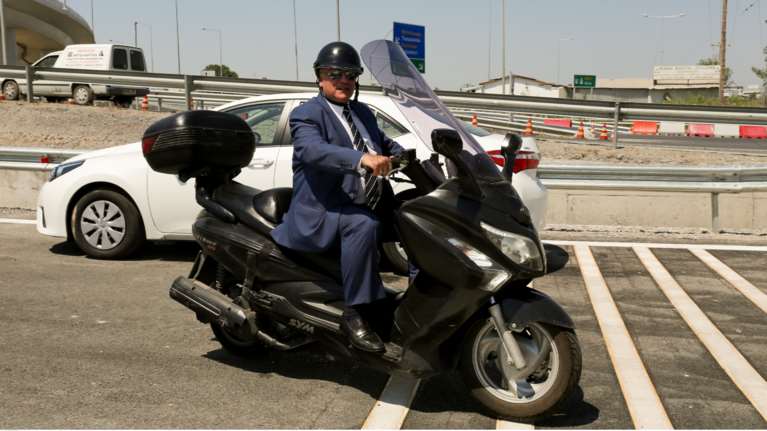 Τραυματίστηκε σε τροχαίο με τη μηχανή του ο Παναγιώτης Ψωμιάδης