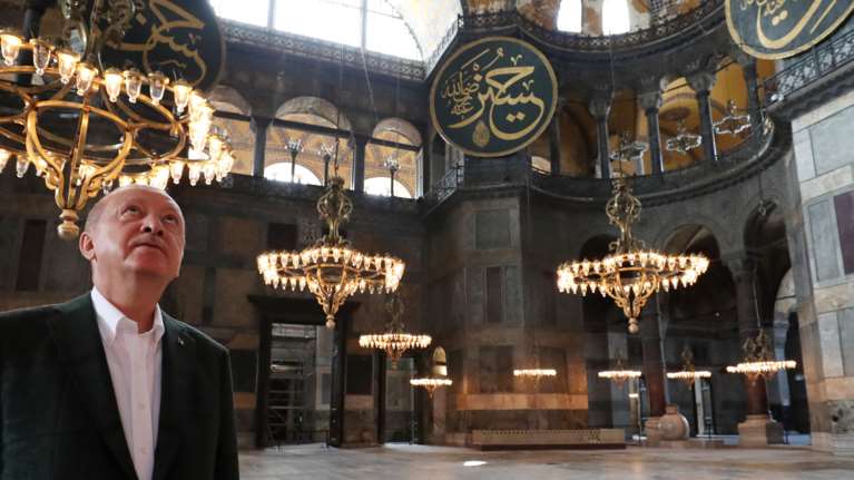 Εμπρηστικές δηλώσεις Ερντογάν για Αγιά Σοφιά: Κυριαρχικό μας δικαίωμα - Αναγέννηση του έθνους μας