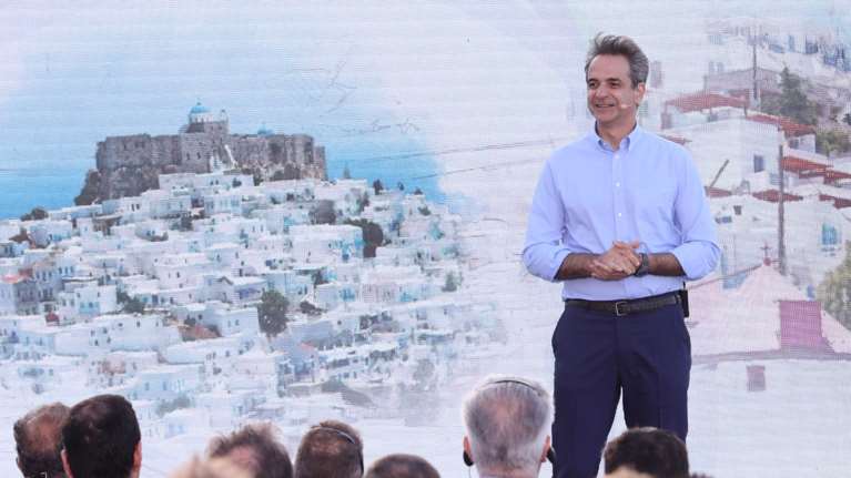 Μητσοτάκης: &quot;Αυτό που γίνεται στην Αστυπάλαια είναι πραγματικά μια επανάσταση&quot; [Βίντεο]