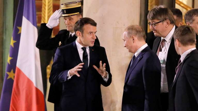 Μακρόν και Πούτιν τα βρίσκουν στο θέμα της Λιβύης - Ζητούν εκεχειρία και ανανεώνουν το ραντεβού τους