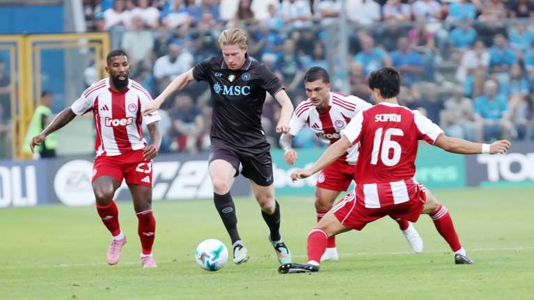 Θετικό δείγμα για Ολυμπιακό παρά την ήττα με 2-1 από τη Νάπολι