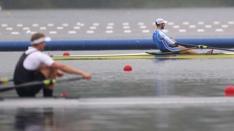 Ολυμπιακοί Αγώνες 2024: Δεύτερος ο Ντούσκος στο μονό σκιφ- Προκρίθηκε απευθείας στον προημιτελικό [βίντεο]