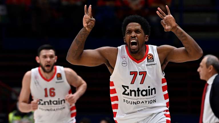 Euroleague: Με ρεκόρ τριπόντων ο Ολυμπιακός υπέταξε την Αρμάνι στο Μιλάνο