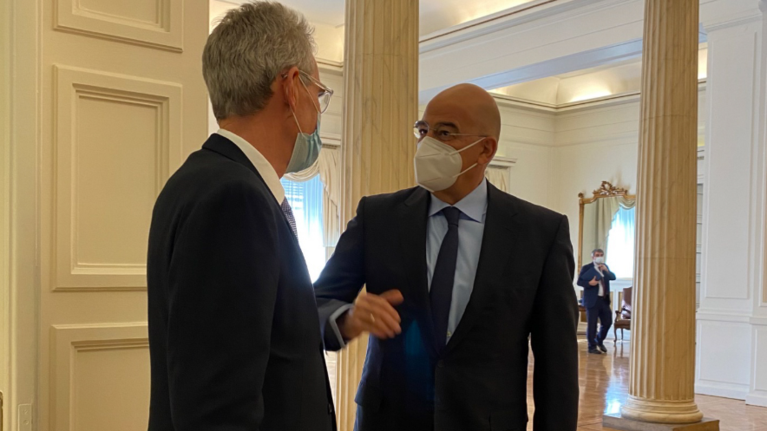 Συνάντηση Δένδια - Πάιατ: Στο επίκεντρο οι εξελίξεις στην ανατολική Μεσόγειο