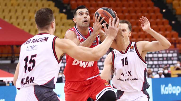 Euroleague: Με κορυφαίο τον Σλούκα ο Ολυμπιακός λύγισε την Αρμάνι Μιλάνο