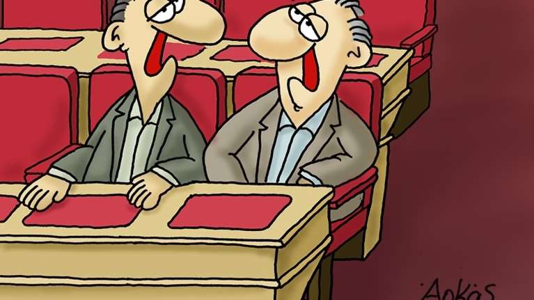 Αρκάς: Το πολύ αιχμηρό σκίτσο για την κομματική πειθαρχία