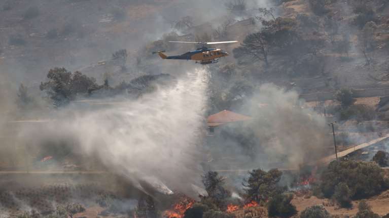 Κρήτη: Πυρκαγιά στον Ανδριανό Λασιθίου - Συμμετέχουν δύο εναέρια μέσα