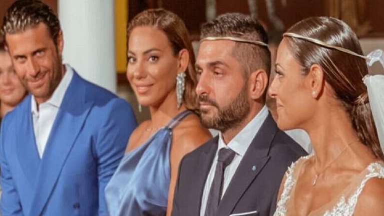 Κωνσταντίνος Βασάλος και Ευρυδίκη Βαλαβάνη  πάντρεψαν φιλικό τους ζευγάρι στη Κρήτη