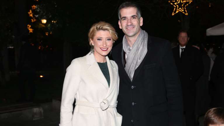 Κοσιώνη - Μπακογιάννης: Χαλαρές στιγμές στο σπίτι με τον μικρό Δήμο [Εικόνες]