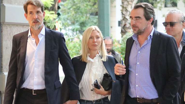 Στο Ηρώδειο Παύλος - Μαρί Σαντάλ - Νικόλαος: Η σπάνια κοινή εμφάνιση και το γεύμα στην Αθήνα για τα γενέθλια της 56χρονης