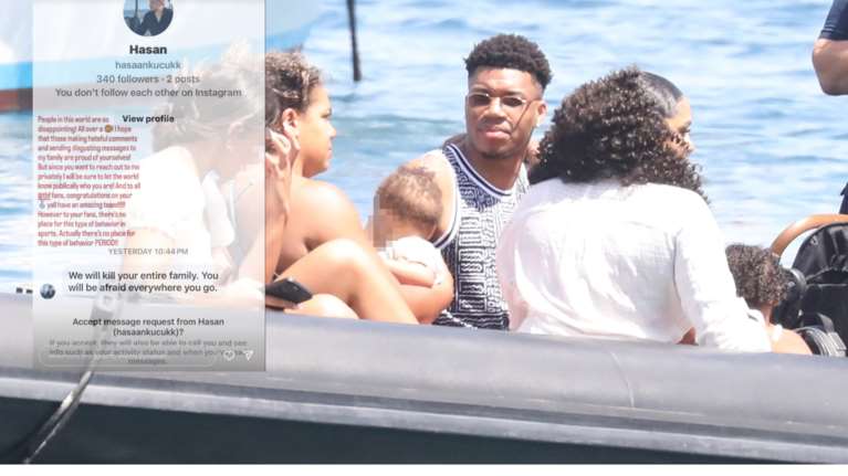 Απειλητικά μηνύματα από Τούρκους καταγγέλλει η σύζυγος του Γιάννη Αντετοκούνμπο: &quot;Θα σκοτώσουμε όλη την οικογένεια&quot;