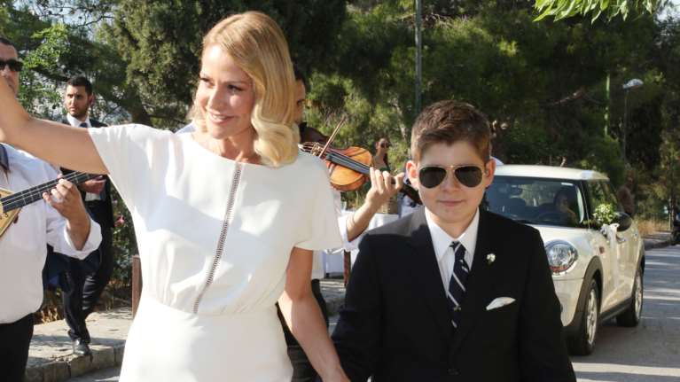 Μάξιμος Κωστόπουλος: Η σπάνια εμφάνιση του 13χρονου γιου της Τζένης Μπαλατσινού