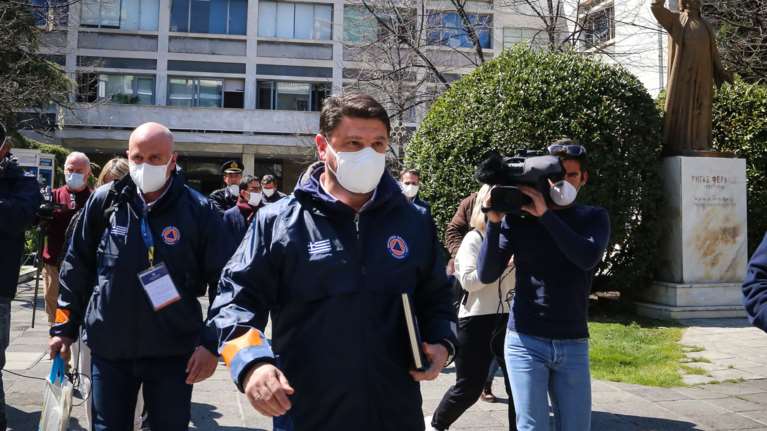 Στο Δροσερό Ξάνθης ο Χαρδαλιάς - Πάνω από 335 έλεγχοι στον καταυλισμό μετά το πρώτο κρούσμα