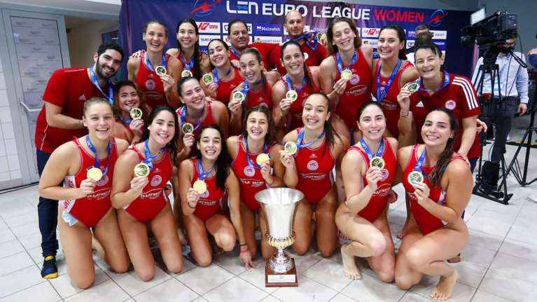 Πόλο γυναικών: Έγραψε ιστορία ο Ολυμπιακός - Στην κορυφή της Ευρώπης μόνο με Ελληνίδες αθλήτριες