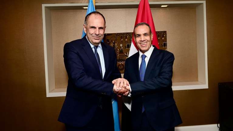 Συνάντηση Γεραπετρίτη με τους Αιγύπτιο και Κύπριο ΥΠΕΞ - Επιβεβαίωση της στρατηγικής σχέσης των τριών
