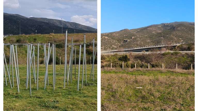 Τέμπη: Ξήλωσαν τα "58 καρφιά", το συμβολικό έργο στη μνήμη των θυμάτων