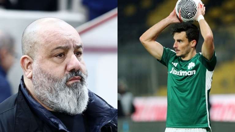 Εξαλλος ο Καραπαπάς με τον Χουάνκαρ: Η στιγμή που ο αντιπρόεδρος του Ολυμπιακού βρίζει τον παίκτη του Παναθηναϊκού [βίντεο]