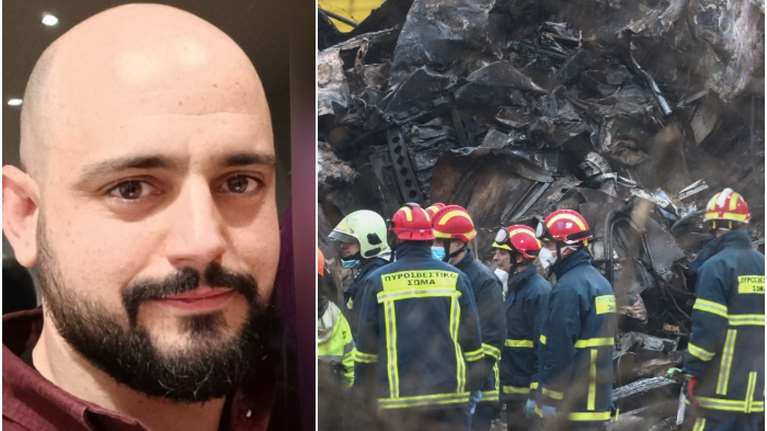 Τέμπη: Τραγική εξέλιξη και για τον 34χρονο Βάιο Βλάχο - Ταυτοποιήθηκε στους νεκρούς του πολύνεκρου δυστυχήματος