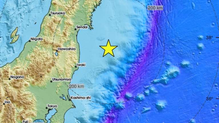 Σεισμός 6 Ρίχτερ στη βορειοανατολική Ιαπωνία - Δεν υπάρχει κίνδυνος για τσουνάμι