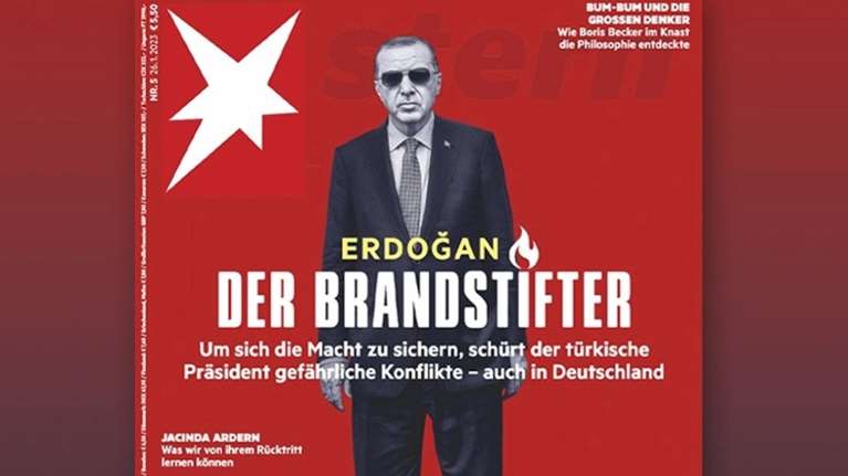 &quot;Ερντογάν, ο Εμπρηστής&quot;: Κόλαφος το Stern για τον Τούρκο πρόεδρο - &quot;Κάνει τα πάντα για να μείνει στην εξουσία&quot;