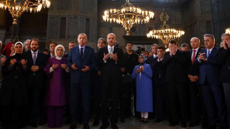 Προκλητικός ο Ερντογάν: Απελευθερώσαμε την Αγιά Σοφιά -Ήταν χρέος στην Ιστορία