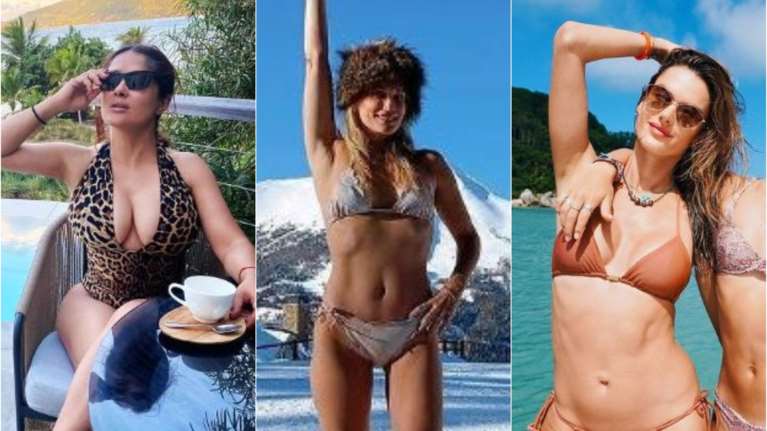 2022: Οι 10 καλύτερες φωτογραφίες διασήμων με μαγιό - Από την Σάλμα Χάγιεκ, στη Μόλι Σιμς και την Αλεσάντρα Αμπρόζιο