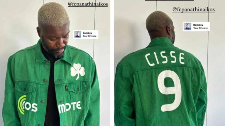 Ο Τζιμπρίλ Σισέ δεν ξεχνάει τον αγαπημένο του Παναθηναϊκό - Το τρομερό μπουφάν εμπνευσμένο από τη φανέλα του νταμπλ