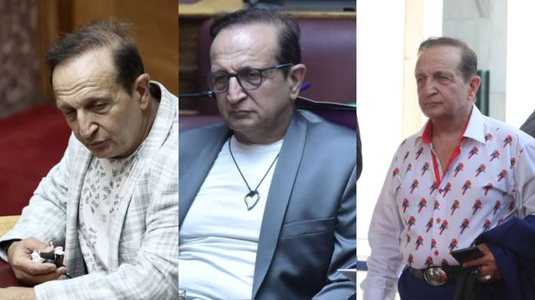 Ολες του Μπιμπίλα οι ιδιαίτερες ενδυμασίες στη Βουλή: Μακό, παπαγάλοι, λαμέ και... σχεδιάκια [εικόνες]