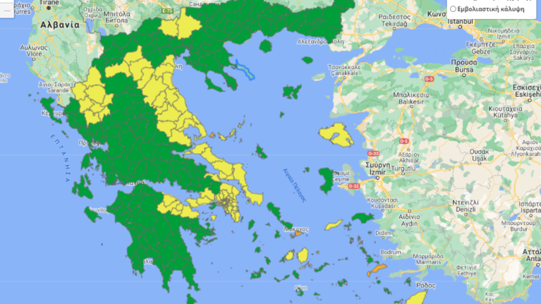 Πώς διαμορφώνεται ο Επιδημιολογικός Χάρτης της χώρας