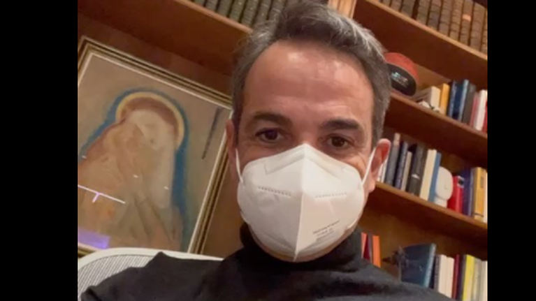 Θετικός στον κορονοϊό ο Κυριάκος Μητσοτάκης - Το βίντεο που ανέβασε