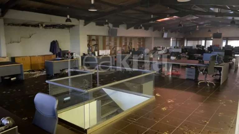 Πυρκαγιά στις εγκαταστάσεις του πιεστηρίου της εφημερίδας "Νέα Κρήτη" [εικόνες - βίντεο]