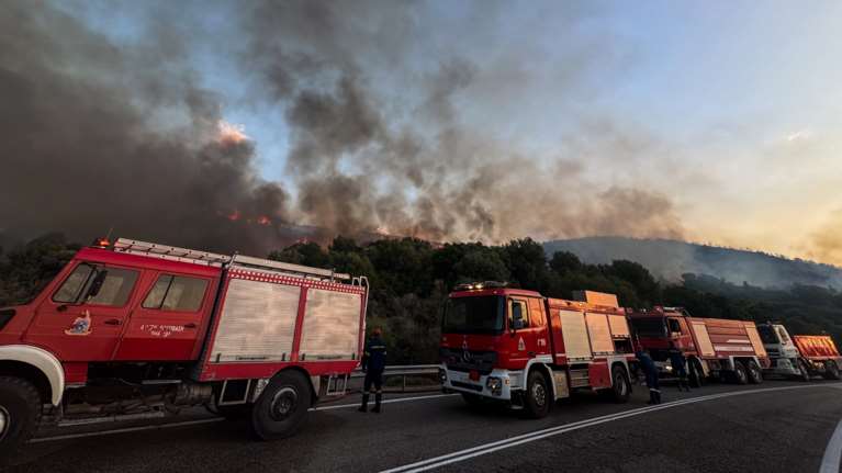 Σε ύφεση η μεγάλη φωτιά στη Ναύπακτο: Μήνυμα 112 για εκκένωση οικισμών [εικόνες - βίντεο]