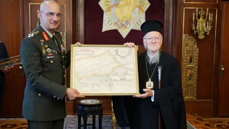 Τουρκία: Διαμαρτυρία για χάρτη- κειμήλιο του 1585 ως δώρο στον Βαρθολομαίο: &quot;Στα όρια της φαιδρότητας η αντίδραση&quot;