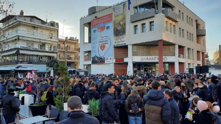 Αντιφασιστικό συλλαλητήριο στον Εύοσμο: Πορεία σε κεντρικούς δρόμους της Θεσσαλονίκης [Εικόνες, Βίντεο]