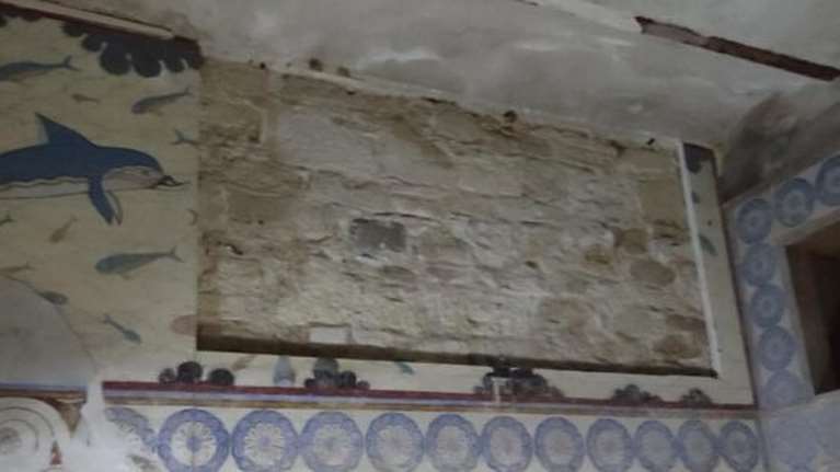 Κνωσός: Κόντρα για την κατάρρευση της τοιχογραφίας με τα δελφίνια - Ερώτηση ΠΑΣΟΚ στη Βουλή, τι λέει το υπουργείο Πολιτισμού