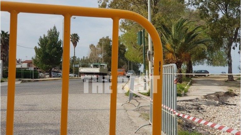 κάγκελα στην παραλία Πάτρας