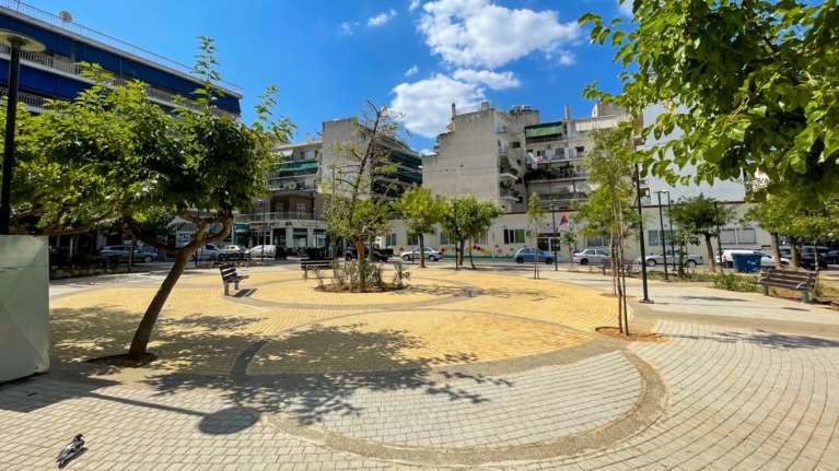 Διπλή ανάπλαση στα Κάτω Πατήσια σε πλατεία και πεζόδρομο - Μπακογιάννης: "H Αθήνα λίγο-λίγο καλύτερη" [εικόνες]