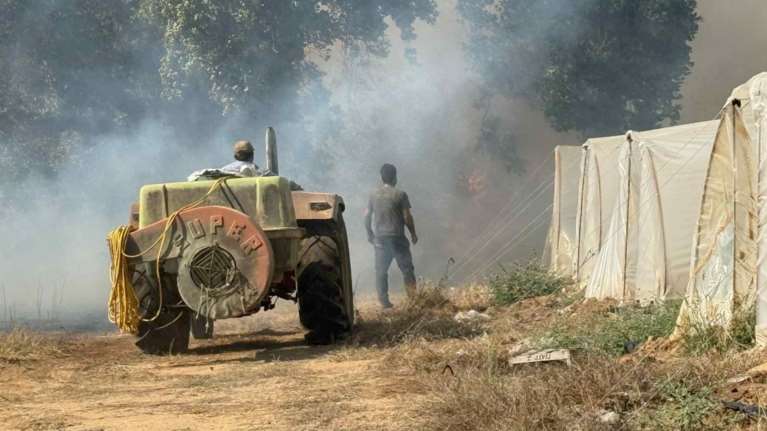 Ξέσπασε φωτιά στον Αμμότοπο Άρτας