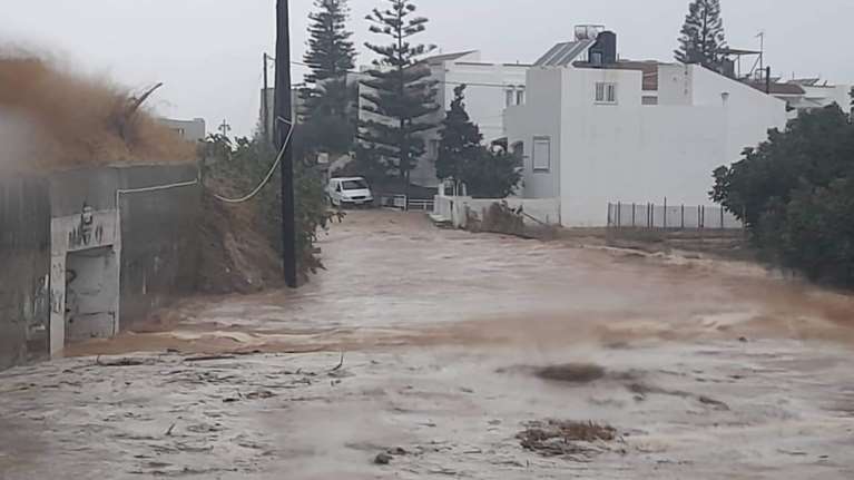 Κακοκαιρία στην Κρήτη: Σε κατάσταση εκτάκτου ανάγκης εκ νέου ο δήμος Χερσονήσου