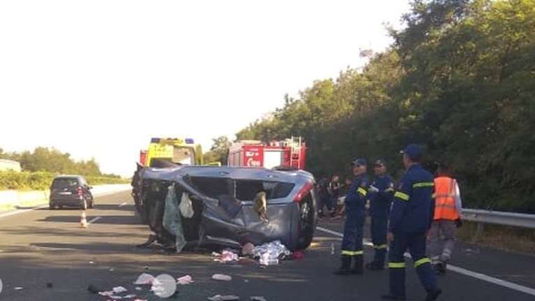 Τραγικό δυστύχημα στην Ε.Ο. Αθηνών - Θεσσαλονίκης: Δύο νεκροί και ένας τραυματίας [εικόνες]