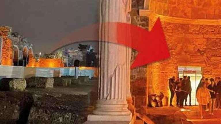 Αττάλεια: Μετέτρεψαν σε είσοδο μπαρ τον Ναό της Αθηνάς του 2ου αι. μ.Χ- Εξαλλοι και οι Τούρκοι αρχαιολόγοι