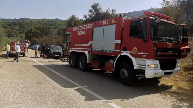 Φωτιά στον Ασπρόπυργο, κοντά σε χωματερή - Ισχυροί άνεμοι στην περιοχή