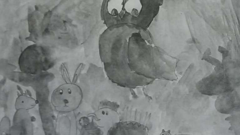 Θεσσαλονίκη: Μαθητές δημοτικού ακούνε Μπετόβεν και ζωγραφίζουν - Εντυπωσιακές εικόνες