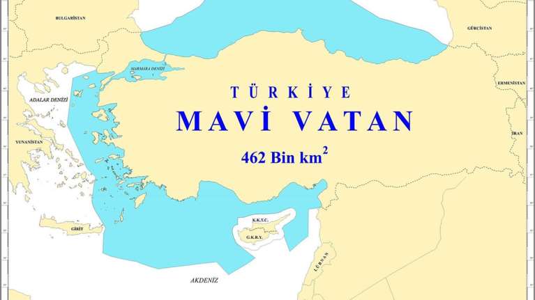 Τουρκία: Το υπουργείο Παιδείας βάζει ως μάθημα στα σχολεία τη &quot;Γαλάζια Πατρίδα&quot; - Άλλαξαν όνομα και στο Αιγαίο