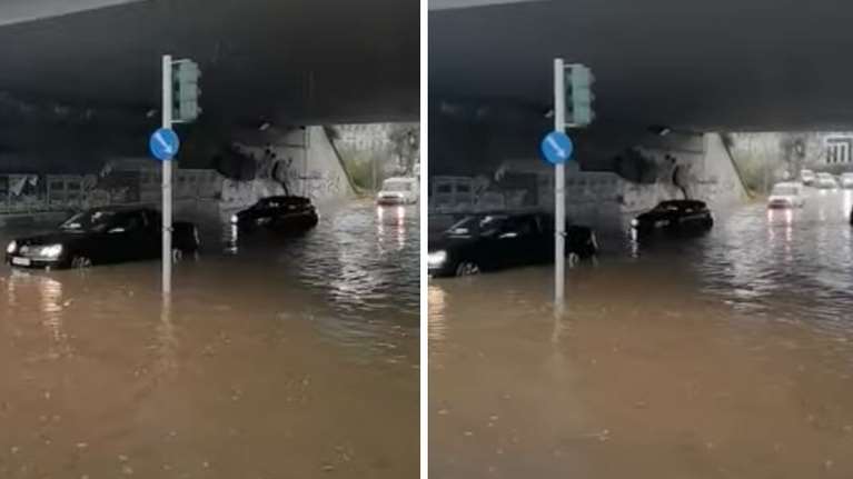 Κακοκαιρία στην Αθήνα: Εγκλωβίστηκαν αυτοκίνητα στο Μαρούσι - Ποιοι δρόμοι είχαν προβλήματα [εικόνες]