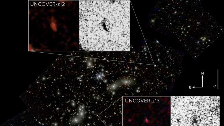 Ο δεύτερος πιο μακρινός γαλαξίας ανακαλύφθηκε με το διαστημικό τηλεσκόπιο James Webb