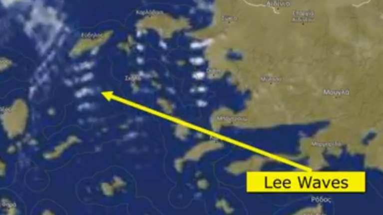 Κολυδάς: Τι είναι τα lee waves που έκαναν την εμφάνισή τους στο Αιγαίο - Η εξήγηση του μετεωρολόγου