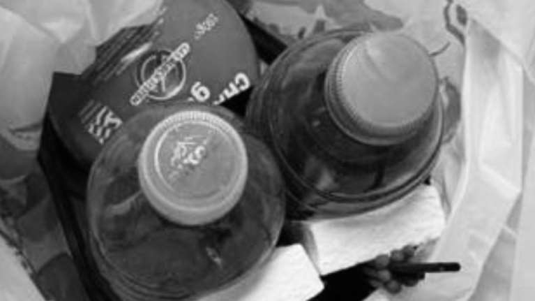 Συναγερμός στην ΕΛΑΣ για ύποπτη σακούλα στην Κυψέλη - Περιείχε γκαζάκι, καλώδια και μπουκαλάκια με εύφλεκτο υγρό