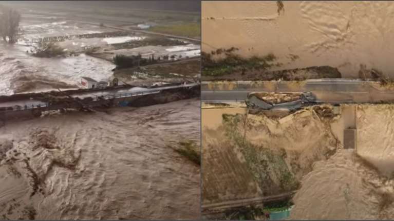 Εικόνες αποκάλυψης από drone στη Βαλένθια: Ξεπέρασαν τους 155 οι νεκροί - Ψάχνουν για πτώματα στη λάσπη